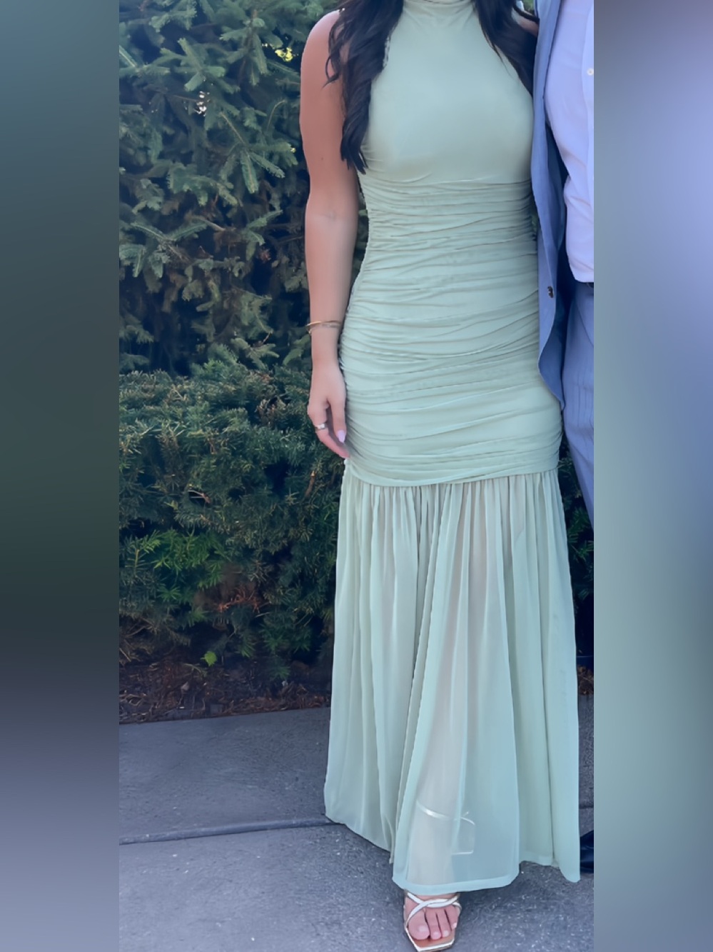 ASOS Sage Green Dress - Picture 4 of 4